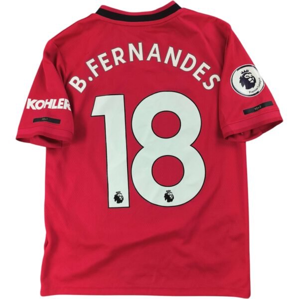 Manchester United 2019-20 Adidas hazai Bruno Fernandes foci mez gyerek 152-es