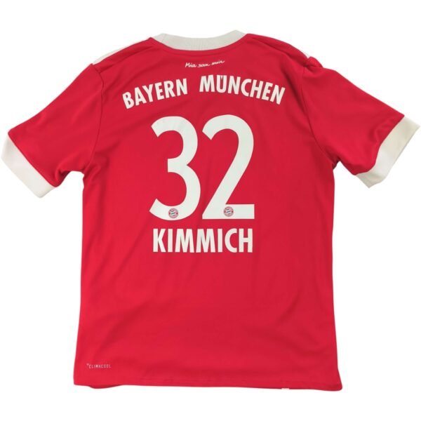 Bayern München 2017-18 Adidas hazai Joshua Kimmich foci mez gyerek 152-es