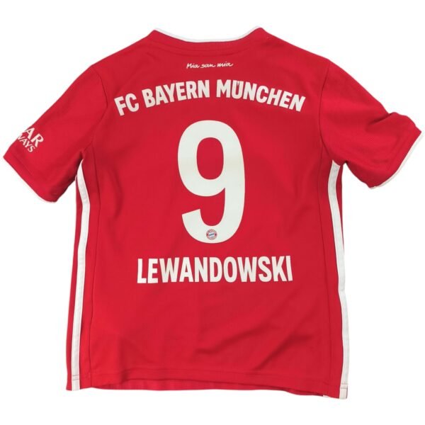 Bayern München 2020-21 Adidas hazai Robert Lewandowski foci mez gyerek 140-es