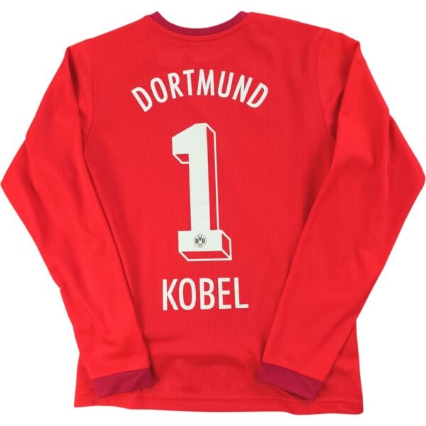 Borussia Dortmund 2022-23 Puma kapus Gregor Kobel *Aláírt* foci mez gyerek 152-es