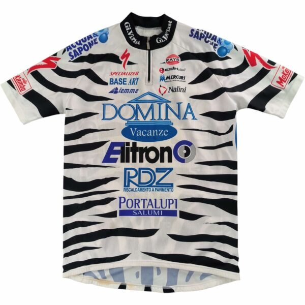 vintage 2003 Domina Vacanze Aqua Sapone kerékpáros mez XL-es