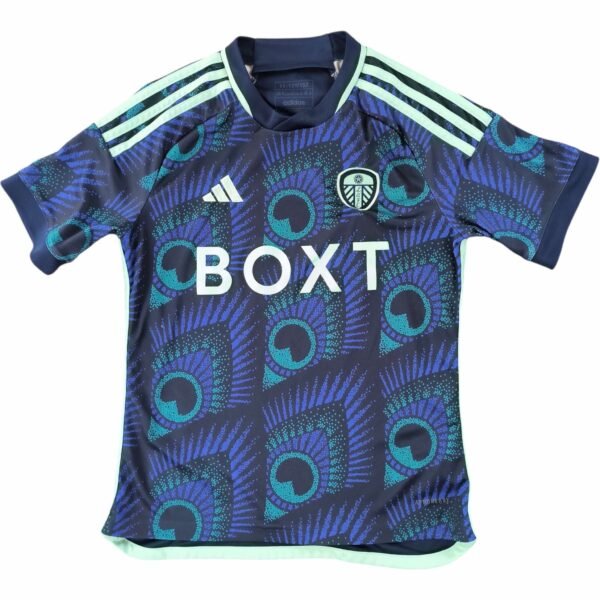 Leeds United 2023-24 Adidas vendég foci mez gyerek 152-es