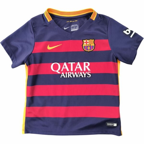 FC Barcelona 2015-16 Nike hazai foci mez gyerek 104-110-es