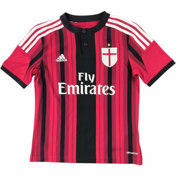 AC Milan 2014-15 Adidas hazai foci mez gyerek 152-es
