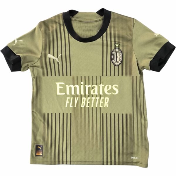 AC MIlan 2022-23 Puma harmadik számú foci mez gyerek 128-as