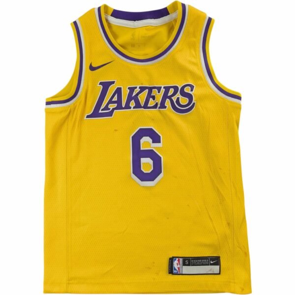 Los Angeles Lakers LeBron James Nike NBA mez mez gyerek S-es