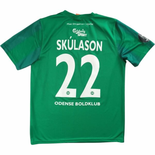 Odense 2014-15 Puma vendég Ari Skulason foci mez L-es