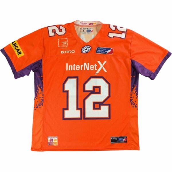 Frankfurt Galaxy #12 ELF amerikai futball mez L-es