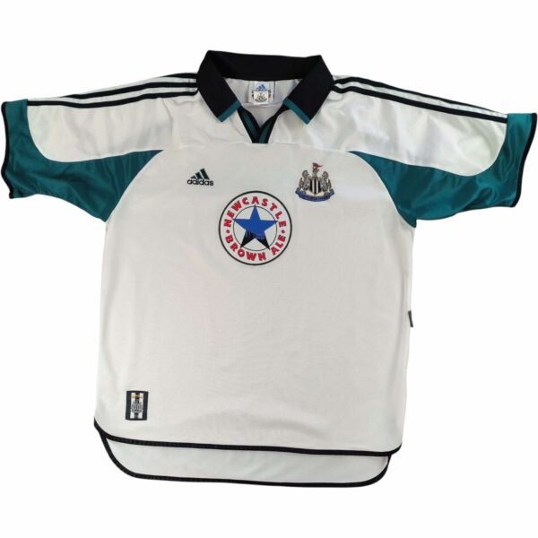 Newcastle United 1999-2000 Adidas vendég foci mez XL-es