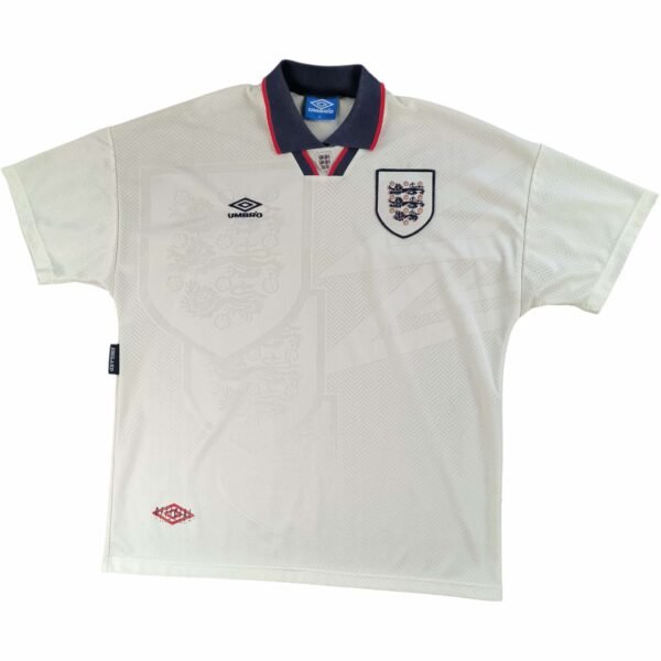 Anglia Angol válogatott 1993-95 Umbro hazai foci mez XL-es