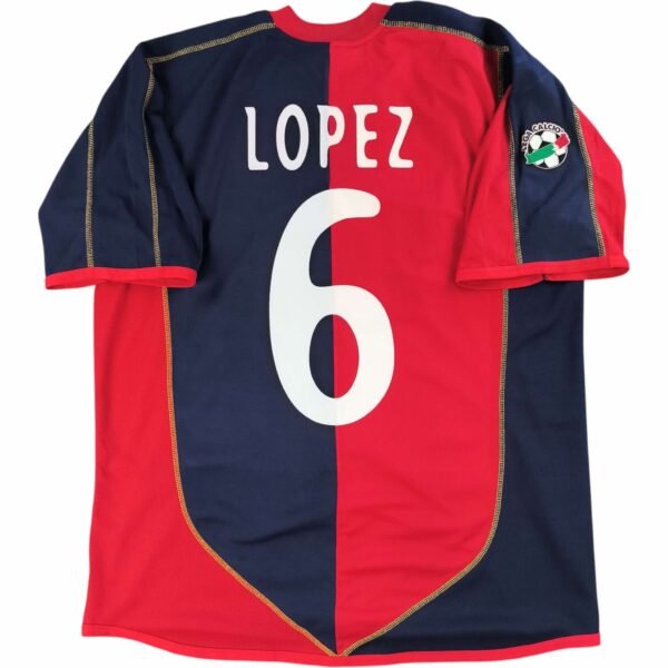 Cagliari 2003-04 A-Line hazai Diego Lopez *Aláírt* foci mez XL-es