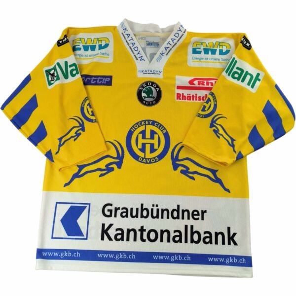 Hockey Club Davos"#07 Josty" jégkorong mez L-es