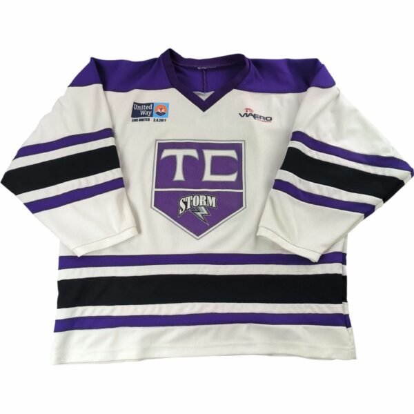 Tri-City Storm #12 Tyler Ward *Aláírt* jégkorong mez XXL-es