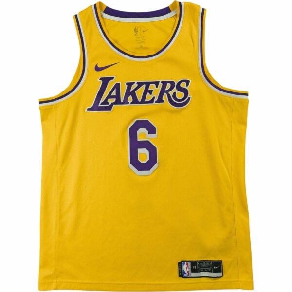 Los Angeles Lakers LeBron James Nike Swingman NBA mez L-es