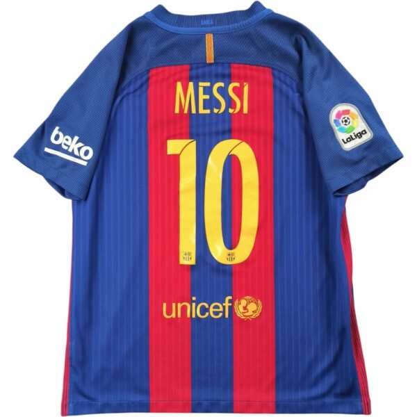 Barcelona 2016-17 Nike hazai Lionel Messi foci mez gyerek XL-es