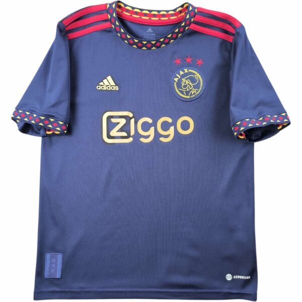 Ajax Amsterdam 2022-23 Adidas vendég foci mez gyerek 152-es
