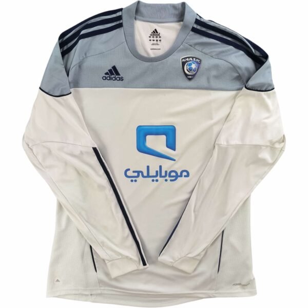 Al Hilal 2010-11 Adidas vendég hosszú ujjú foci mez L-es