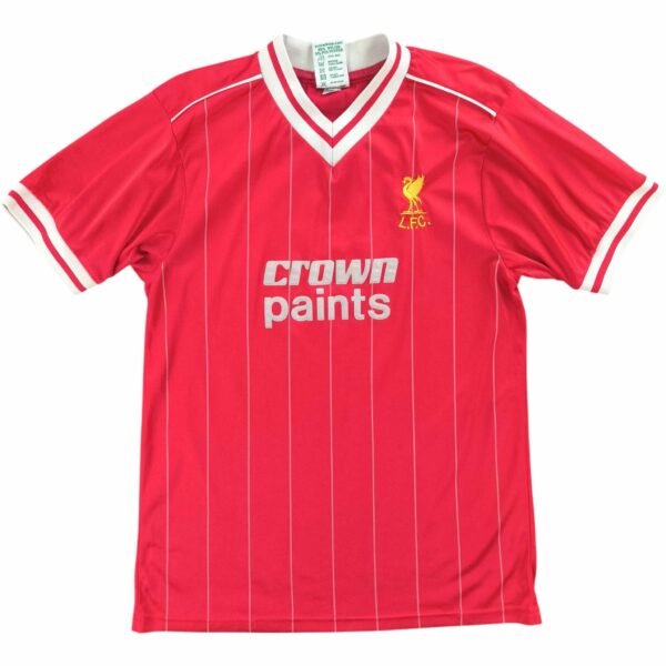 Liverpool 1982-85 Score Draw hazai retro foci mez M-es