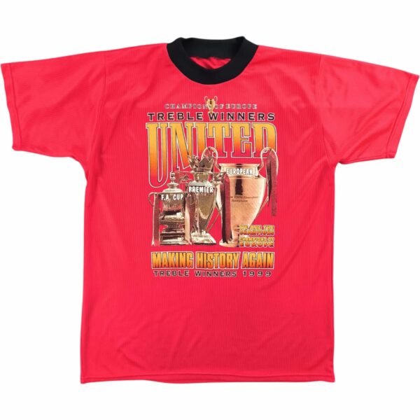 Manchester United Treble Winners póló L-es