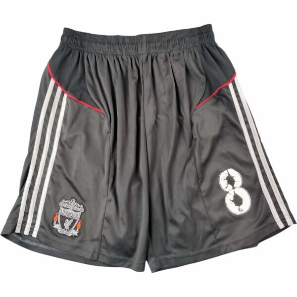 Liverpool 2010 Adidas #8 foci nadrág L-es
