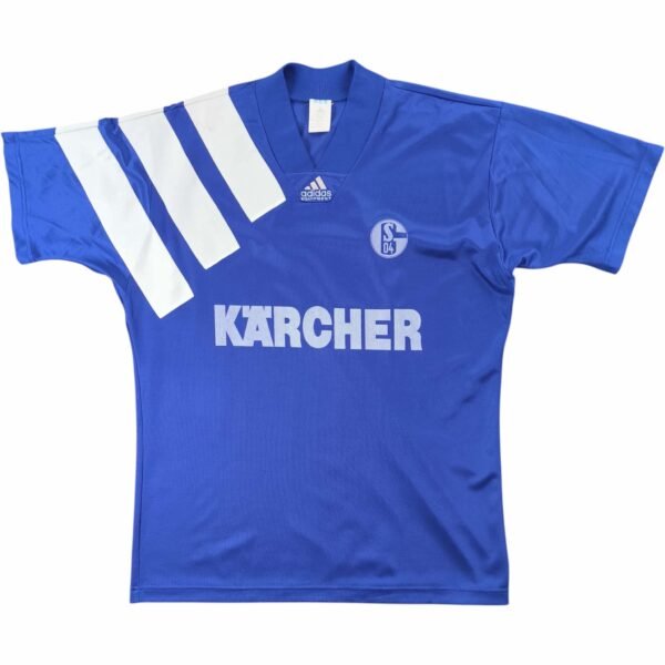 Schalke 1994-96 Adidas hazai foci mez L-es