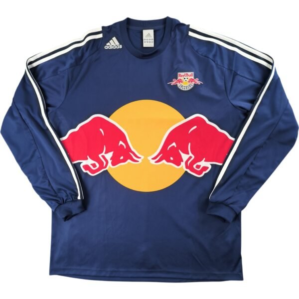 Red Bull Salzburg 2006-07 Adidas vendég hosszú ujjú foci mez L-es