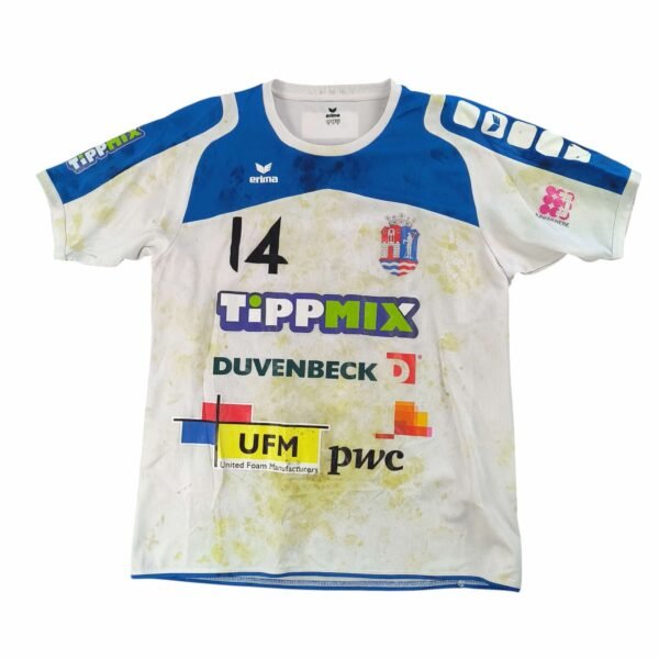Mosonmagyaróvári Kézilabda Club Gerháth Fanni Erima *match worn* kézilabda mez 42-es