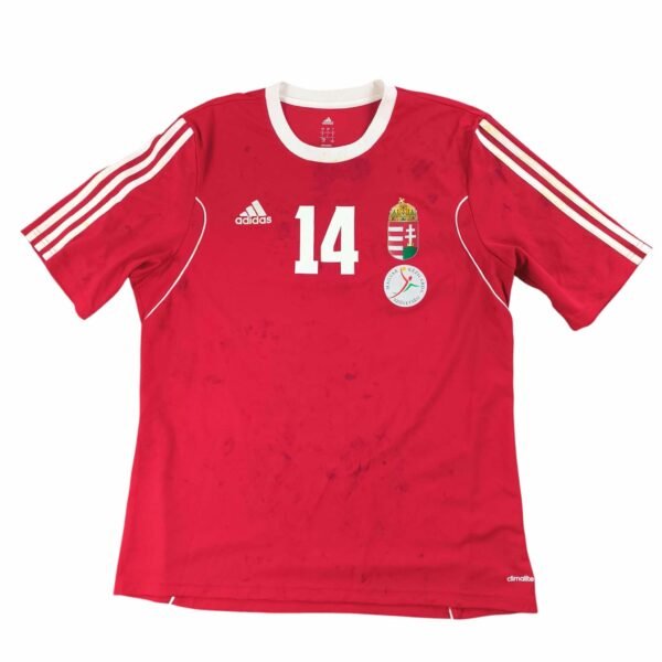 Magyarország Magyar válogatott 2014 u18 Adidas hazai Gerháth Fanni kézilabda mez L-es