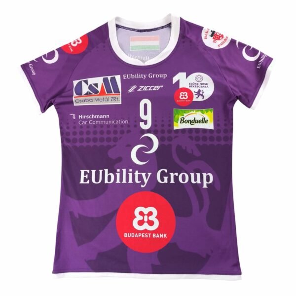 Békéscsaba Előre NKSE Ziccer hazai Diószegi Nikolett *match worn* kézilabda mez S-es