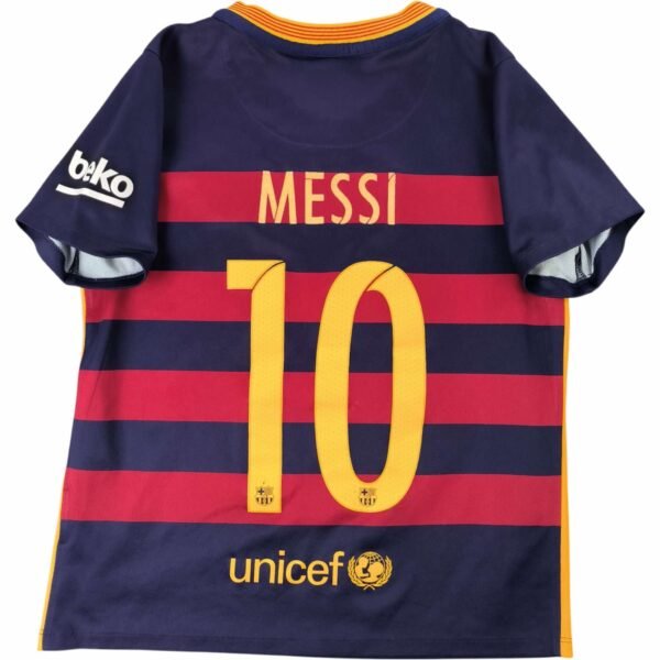 FC Barcelona 2015-16 Nike hazai Lionel Messi foci mez gyerek 122-128-as