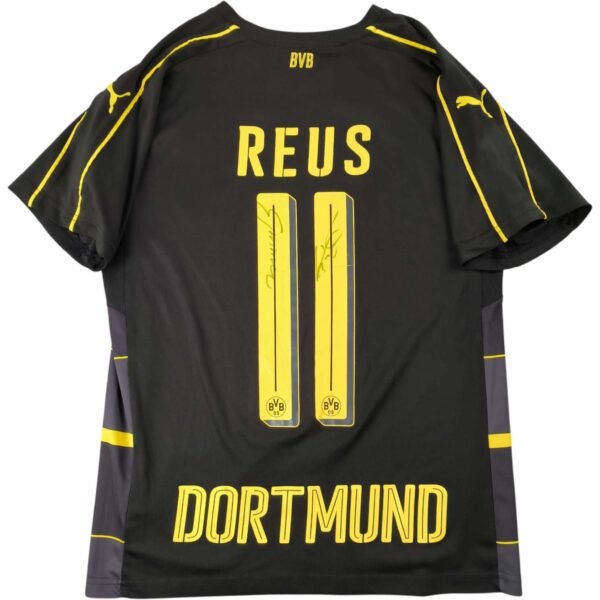 Borussia Dortmund 2016-17 Puma vendég Marco Reus *Aláírt* foci mez gyerek XL-es