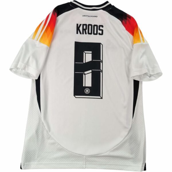 Németország Német válogatott 2024-25 Adidas hazai Toni Kroos foci mez gyerek 152-es