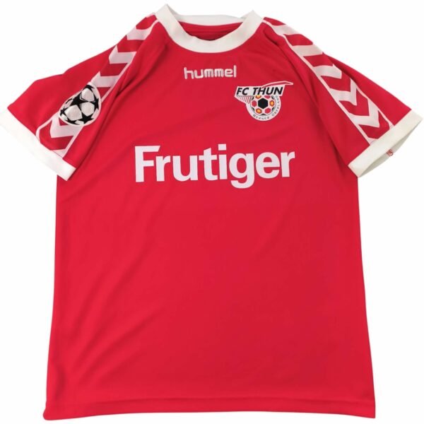 FC Thun 2005-06 Hummel hazai *Aláírt* foci mez gyerek XL-es