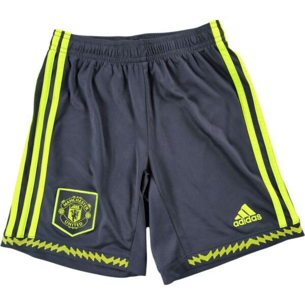 Manchester United 2022-23 Adidas harmadik számú foci nadrág gyerek 140-es