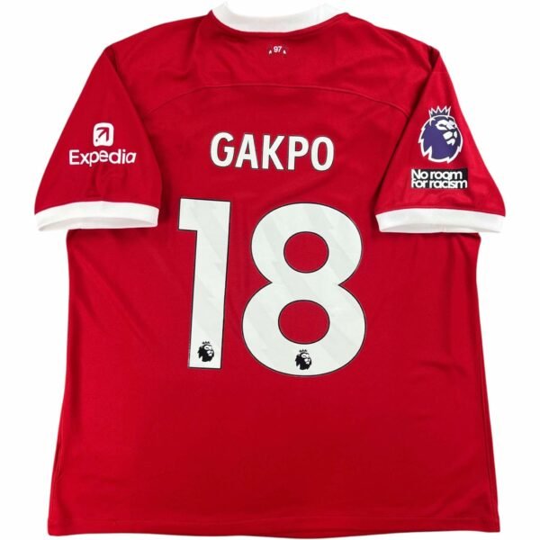 Liverpool 2023-24 Nike hazai Cody Gakpo foci mez XL-es