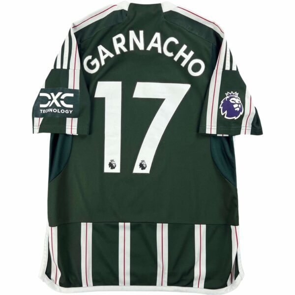 Manchester United 2023-24 Adidas vendég Alejandro Garnacho foci mez gyerek XL-es