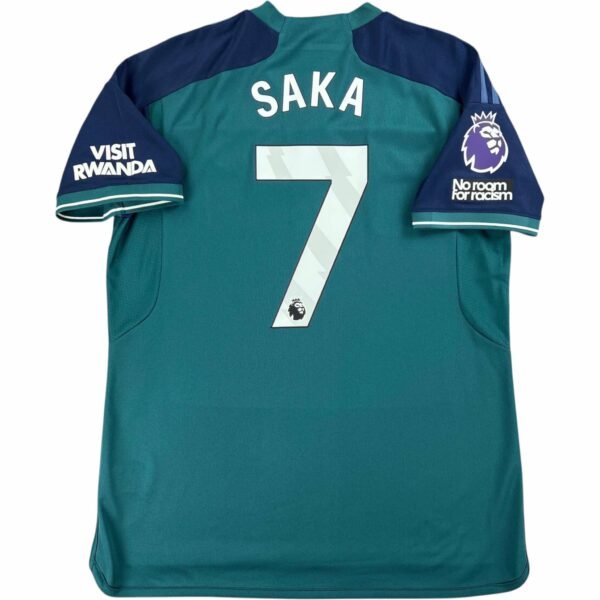 Arsenal 2023-24 Adidas harmadik számú Bukayo Saka *Új* foci mez L-es