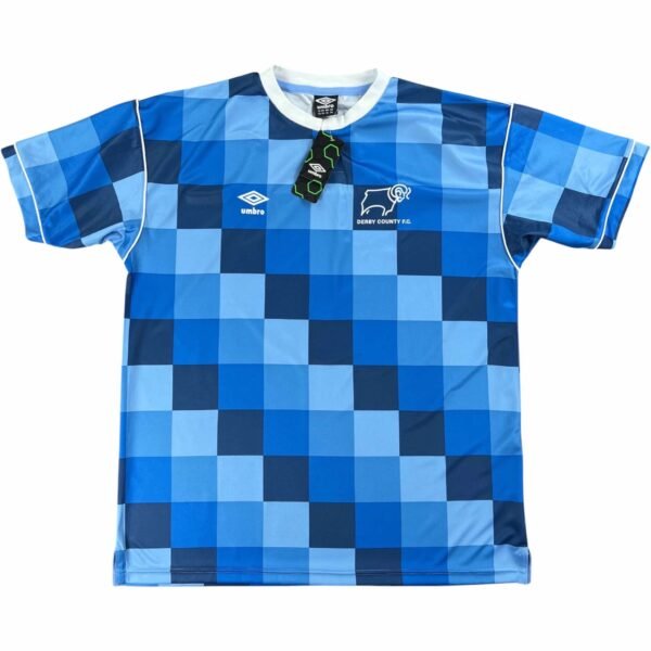 Derby County 1987-89 Umbro vendég retro *Új* foci mez XXL-es