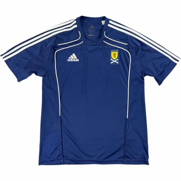 Skócia Skót válogatott 2010 Adidas training foci mez M/L-es