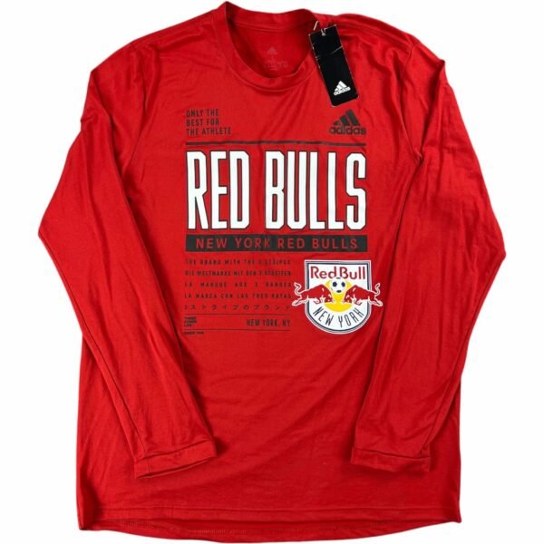 New York Red Bulls 2022 Adidas *Új* hosszú ujjú póló L-es