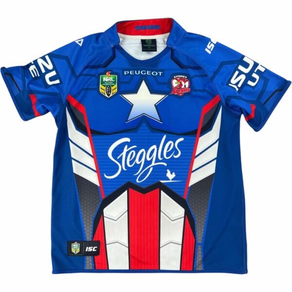 Sydney Roosters Captain America rögbi mez XXL-es