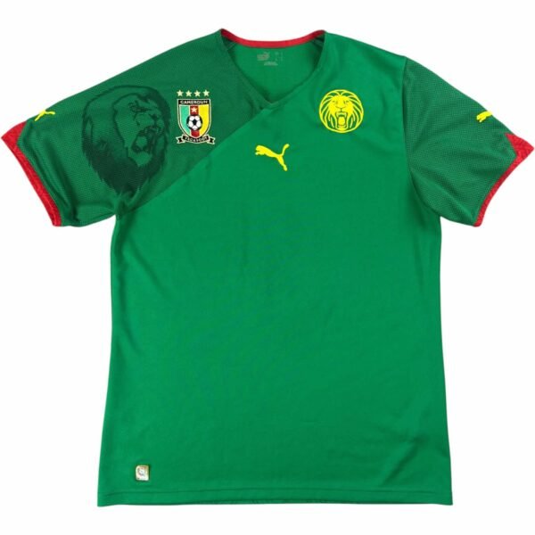 Kamerun Kameruni válogatott 2010-12 Puma hazai foci mez M-es