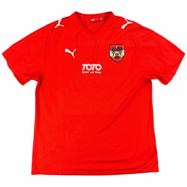 Ausztria Osztrák válogatott 2008-10 Puma hazai foci mez XL-es