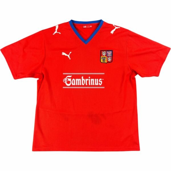 Csehország Cseh válogatott 2008-10 Puma hazai foci mez XL-es