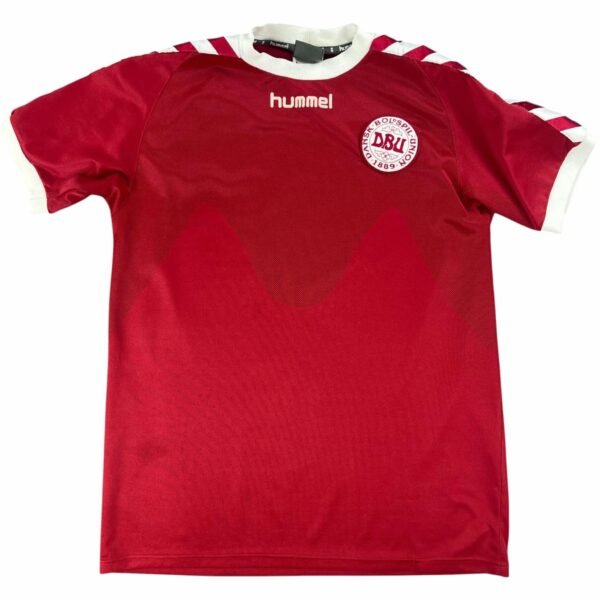 Dánia Dán válogatott 2002-03 Hummel hazai foci mez L-es
