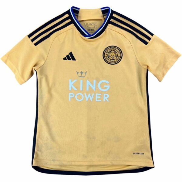 Leicester City 2023-24 Adidas harmadik számú foci mez gyerek 152-es