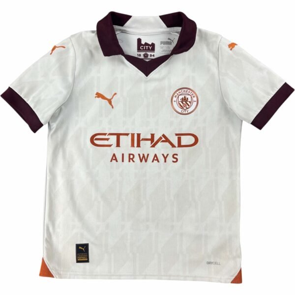 Manchester City 2023-24 Puma vendég foci mez gyerek 140-es