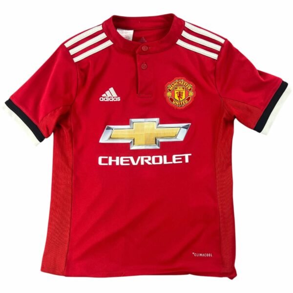 Manchester United 2017-18 Adidas hazai foci mez gyerek 140-es