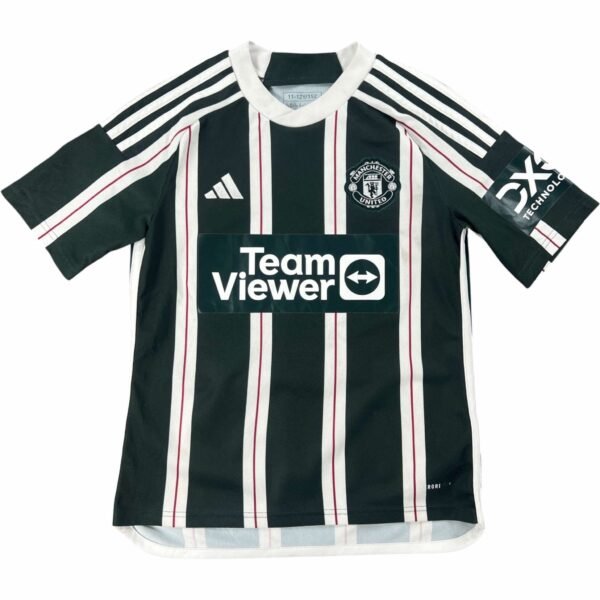 Manchester United 2023-24 Adidas vendég foci mez gyerek 152-es