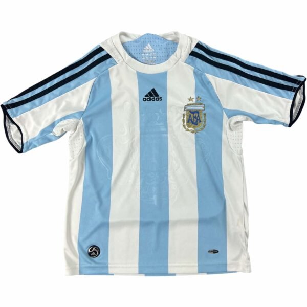 Argentína Argentin válogatott 2008-10 Adidas hazai foci mez gyerek 128-as